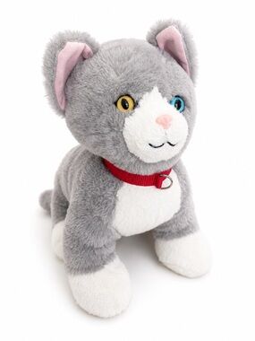 Build A Bear Promise Cat Grey and White